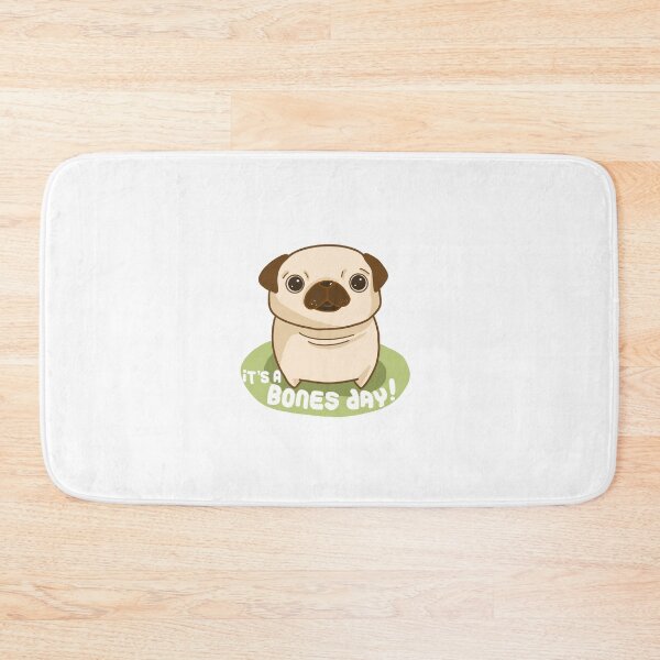 Item preview, It's a bones day! Noodle the pug tik tok designed and sold by Jodiecreates.