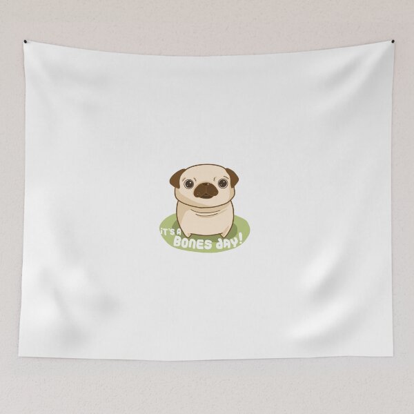 Item preview, It's a bones day! Noodle the pug tik tok designed and sold by Jodiecreates.
