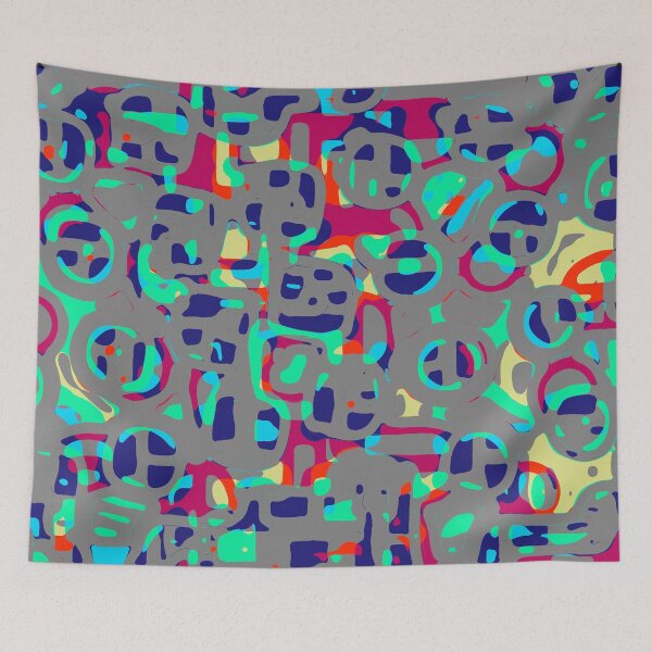 Item preview, Deco flow - abstract pattern designed and sold by Xdelacra.
