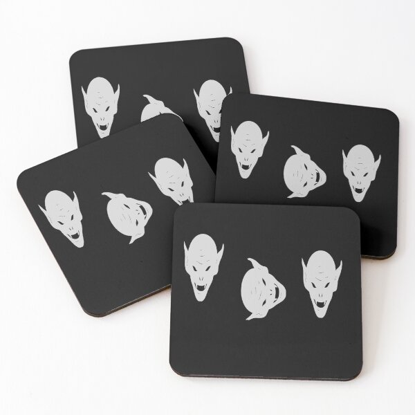 Item preview, Gray goblin faces on black designed and sold by tetibright.