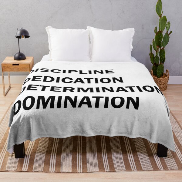 Item preview, Discipline Dedication Determination Domination designed and sold by ValentinaHramov.