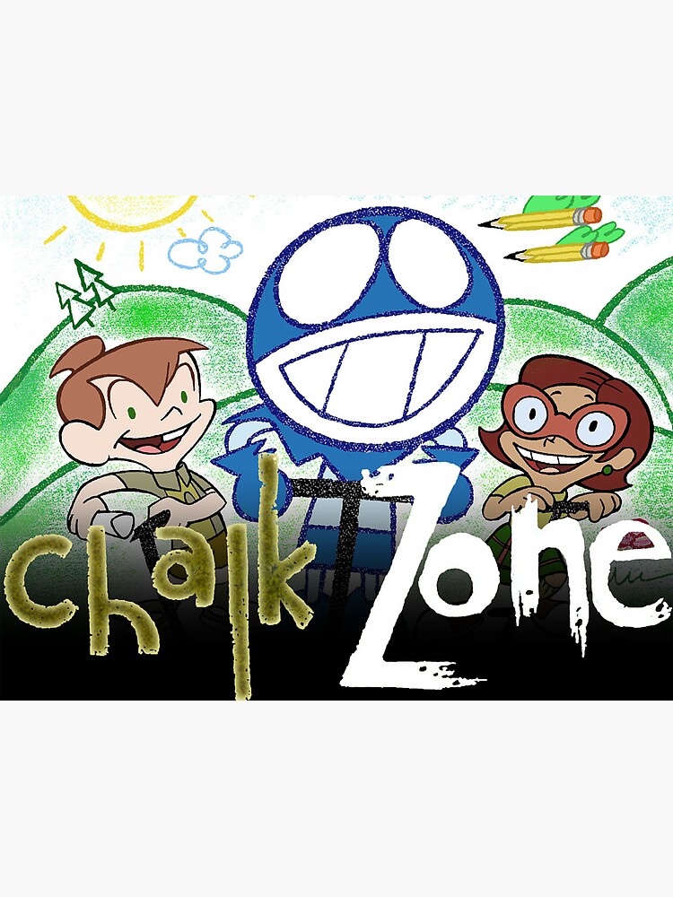 "chalkzone" Sticker for Sale by lontebombastis6 Redbubble
