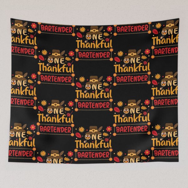 Artikelvorschau, Ein dankbares Barkeeper Thanksgiving Outfit Geschenk entworfen und verkauft von iferbarbara2000.