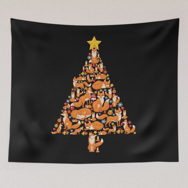 Item preview, Funny Fox Christmas Tree Foxes Xmas designed and sold by Makebashington.