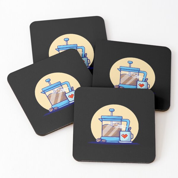 Item preview, Hot Coffee With Teapot And Bean Cartoon Vector Icon Illustration  designed and sold by iferbarbara2000.