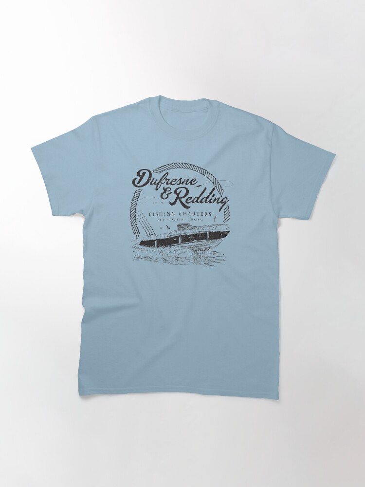 Alternate view of Dufresne & Redding Fishing Charters (aged look) Classic T-Shirt