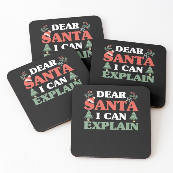 Item preview, Merry Christmas Holiday Claus Dear Santa I Can Explain designed and sold by Makebashington.