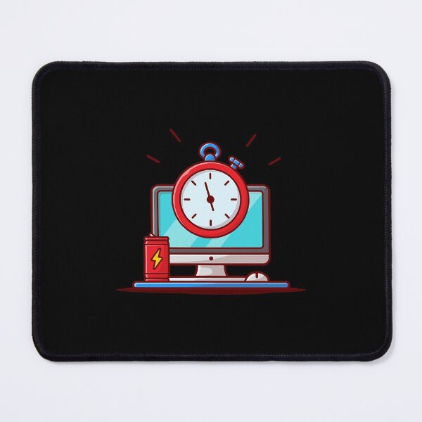 Item preview, Time Work Cartoon Vector Icon Illustration  designed and sold by iferbarbara2000.
