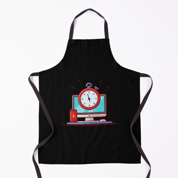 Item preview, Time Work Cartoon Vector Icon Illustration  designed and sold by iferbarbara2000.