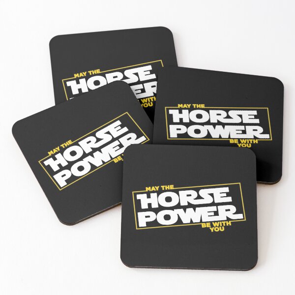 Item preview, May the Horse Power be with you - Cool Motorcycle Or Funny Helmet Stickers And Bikers Gifts Sticker designed and sold by LostTraveller.