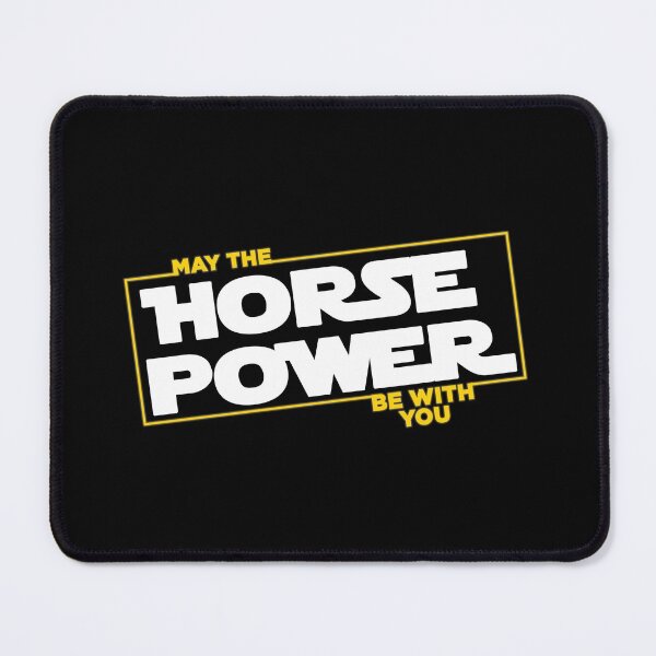 Item preview, May the Horse Power be with you - Cool Motorcycle Or Funny Helmet Stickers And Bikers Gifts Sticker designed and sold by LostTraveller.