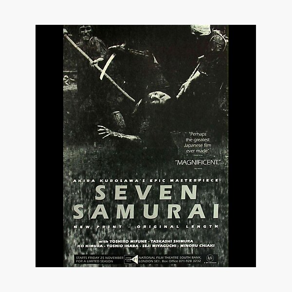 Item preview, Seven Samurai death vintage Movie designed and sold by LindaGosne3090.
