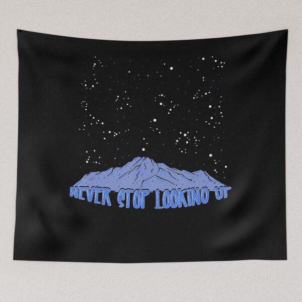 Item preview, Stargazing Never Stop Looking Up Motivational Astronomy designed and sold by GesineMartin.