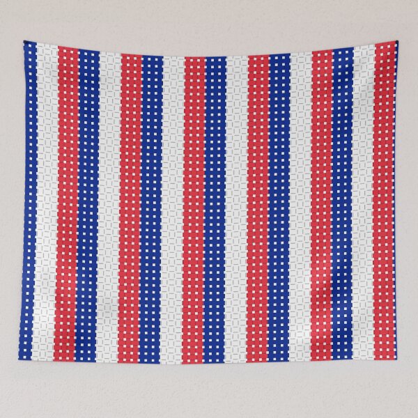 Item preview, Woven Effect France Flag French Tricolour designed and sold by Worldesigns by Artsiren.