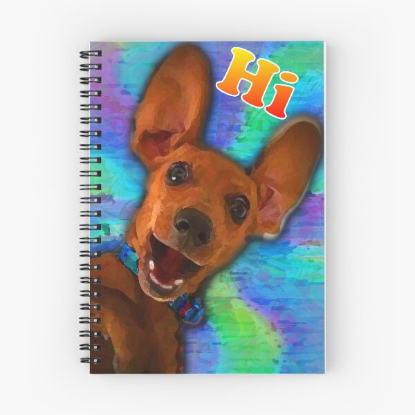 Item preview, espdzines hi Doxie. designed and sold by EspDzines.