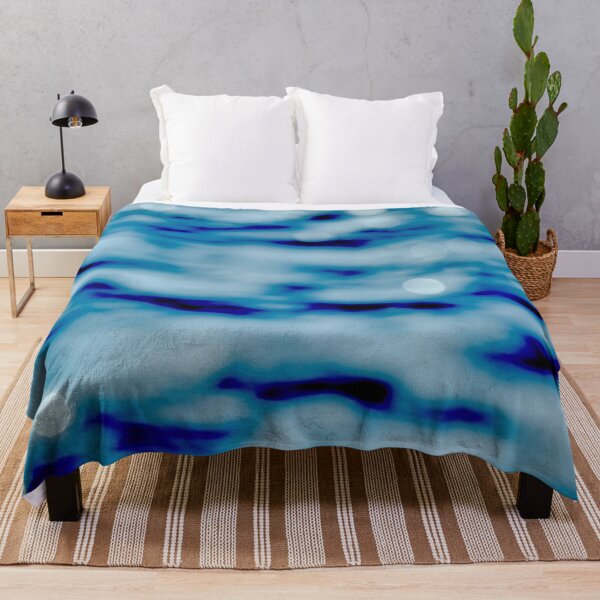 Item preview, Blue waves abstract series no5 designed and sold by Kiran-Fine-Art.