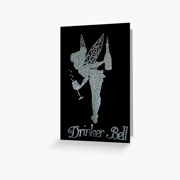  tinkerbell drinker  Greeting Card