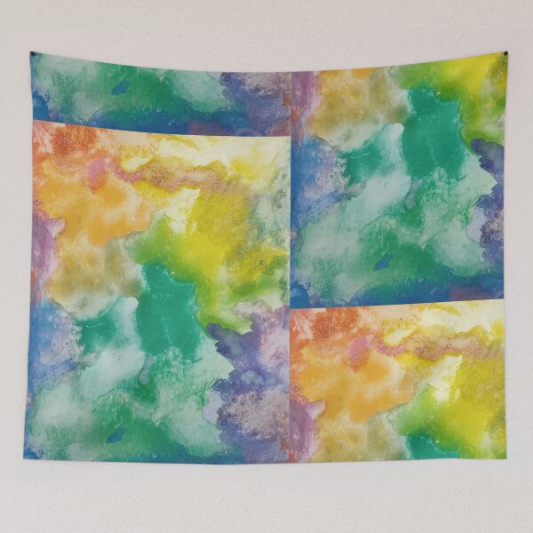 Item preview, Rainbow abstract designed and sold by AlidaArt.