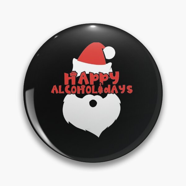 Item preview, Happy Alcoholidays Santa Hat Beard Merry Christmas designed and sold by Makebashington.