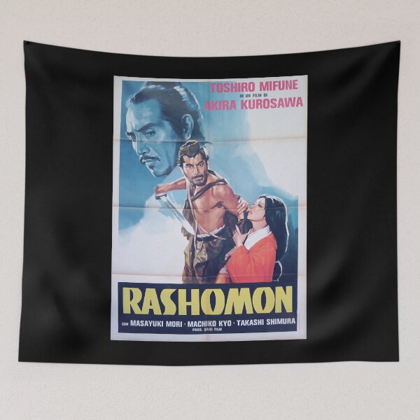 Item preview, Rashomon poster mask vintage Movie designed and sold by LindaGosne3090.