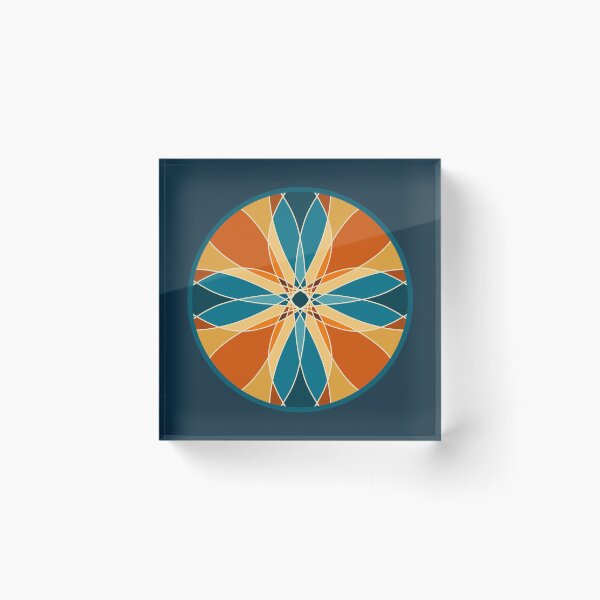 Artikelvorschau, Ceramic Tile Abstract Flower entworfen und verkauft von bubblyshades.