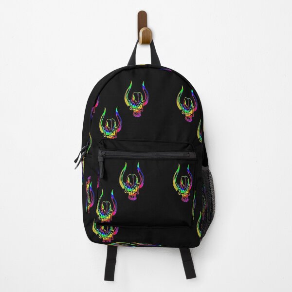 Item preview, Colorful bull skulls on black designed and sold by tetibright.
