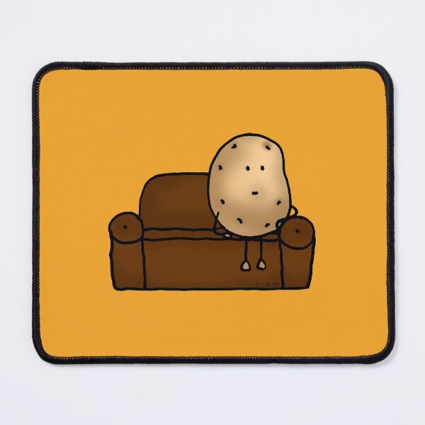 Item preview, Funny couch potato cartoon designed and sold by CuteCartoon.