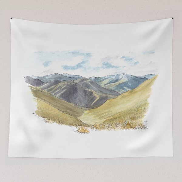 Item preview, Otago from Big Hill Saddle Watercolour designed and sold by Tom Napper Design.