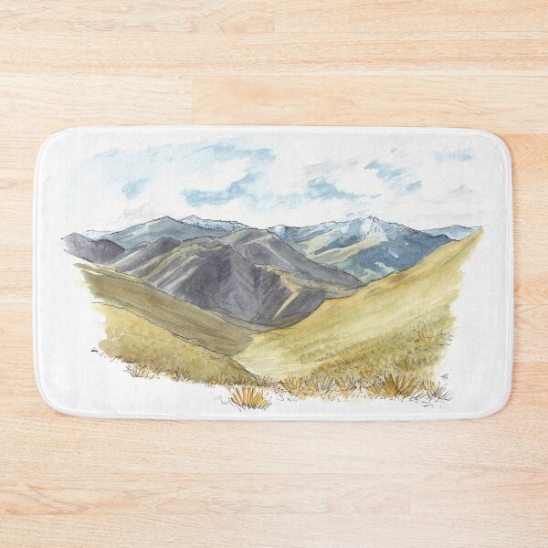 Item preview, Otago from Big Hill Saddle Watercolour designed and sold by Tom Napper Design.