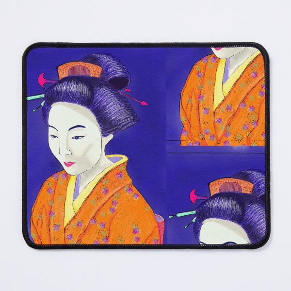 Item preview, Japanese Geisha - Orange Kimino designed and sold by Anne-Maree Hunter.