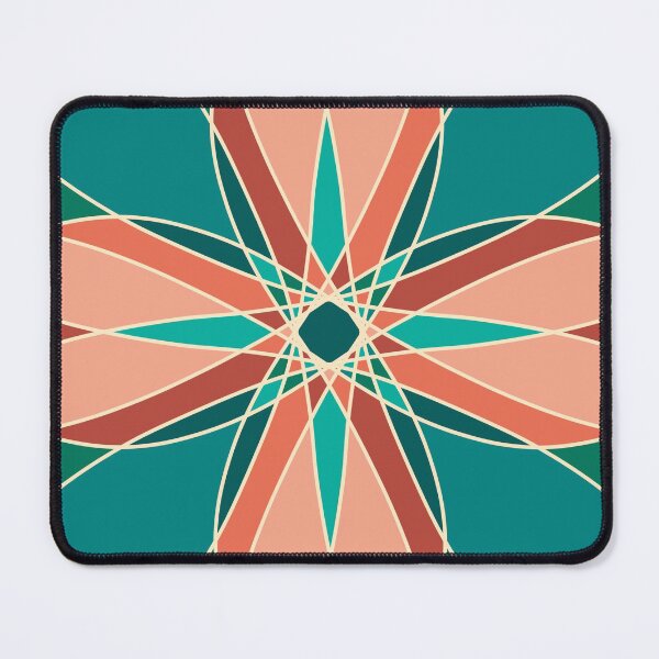 Artikelvorschau, Ceramic Abstract Flower Tile entworfen und verkauft von bubblyshades.