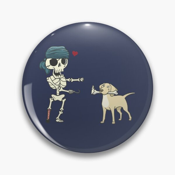 Item preview, Skeleton Pirate With A Dog designed and sold by artado.