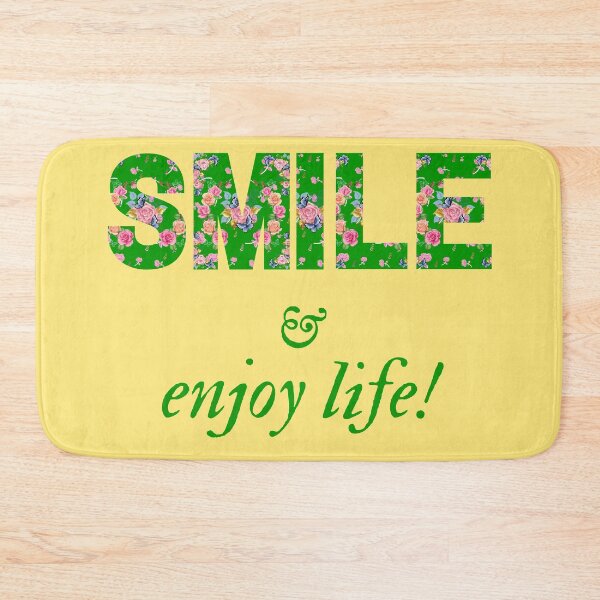 Item preview, Motivational chill and happy slogan floral rose theme designed and sold by TheSeasonalYard.