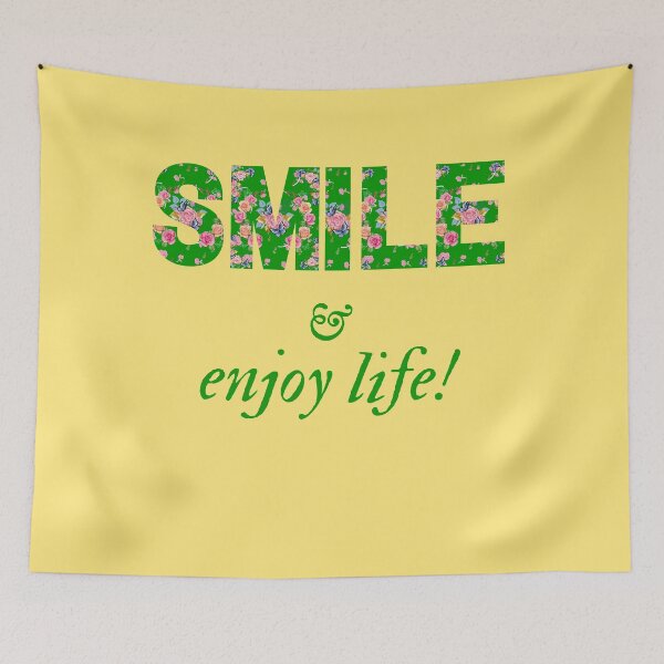 Item preview, Motivational chill and happy slogan floral rose theme designed and sold by TheSeasonalYard.