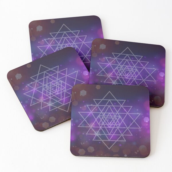 Item preview, Sri Yantra Violet Flame  designed and sold by shantilovesart.