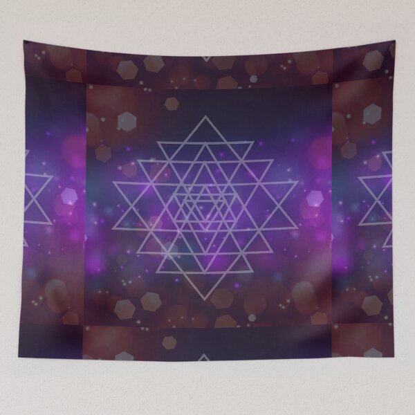 Item preview, Sri Yantra Violet Flame  designed and sold by shantilovesart.