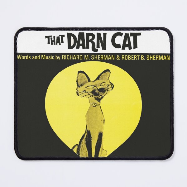 Item preview, DARN CAT (vintage illustration) designed and sold by ART INSPIRED BY MUSIC.