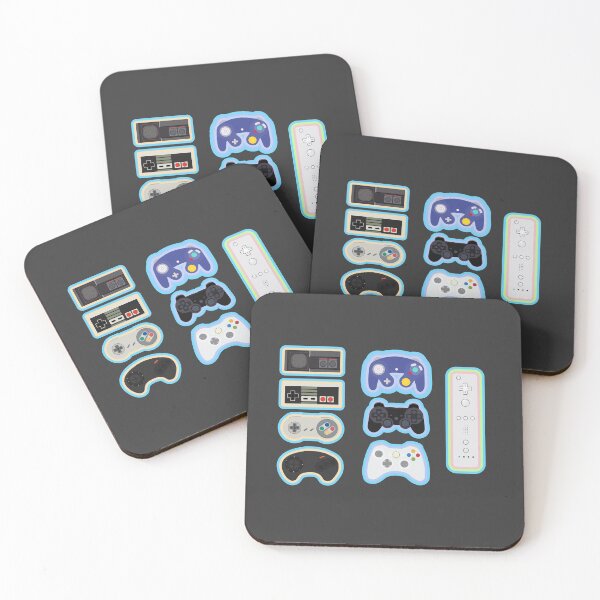 Item preview, Colorful Vintage Game Controllers designed and sold by BRU Design.