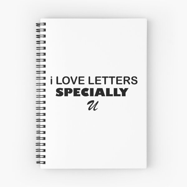Item preview, I love letters specially u designed and sold by KheinJohn.