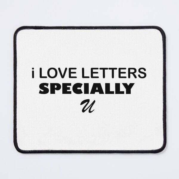 Item preview, I love letters specially u designed and sold by KheinJohn.