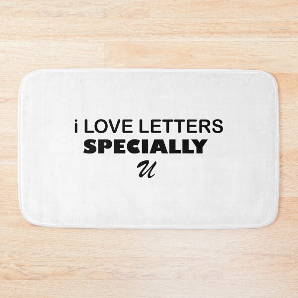 Item preview, I love letters specially u designed and sold by KheinJohn.