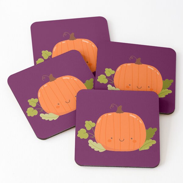 Item preview, Happy Cute Kawaii Halloween Fall Pumpkin designed and sold by PosterpartyCo.