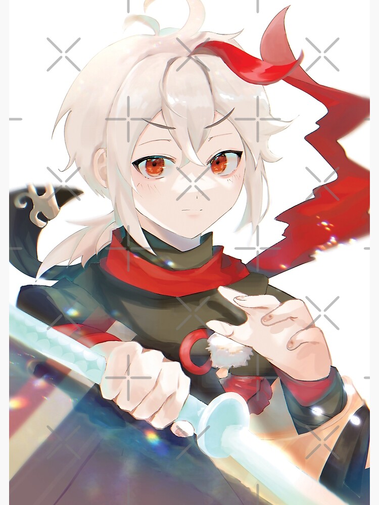 Genshin Impact Kazuha Poster For Sale By Tamikabee Redbubble 