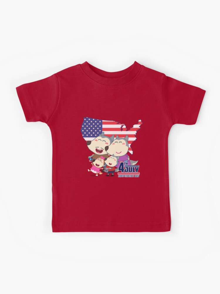 Buy Now Wolfoo Family Independence Day Hoodie - Big Vero