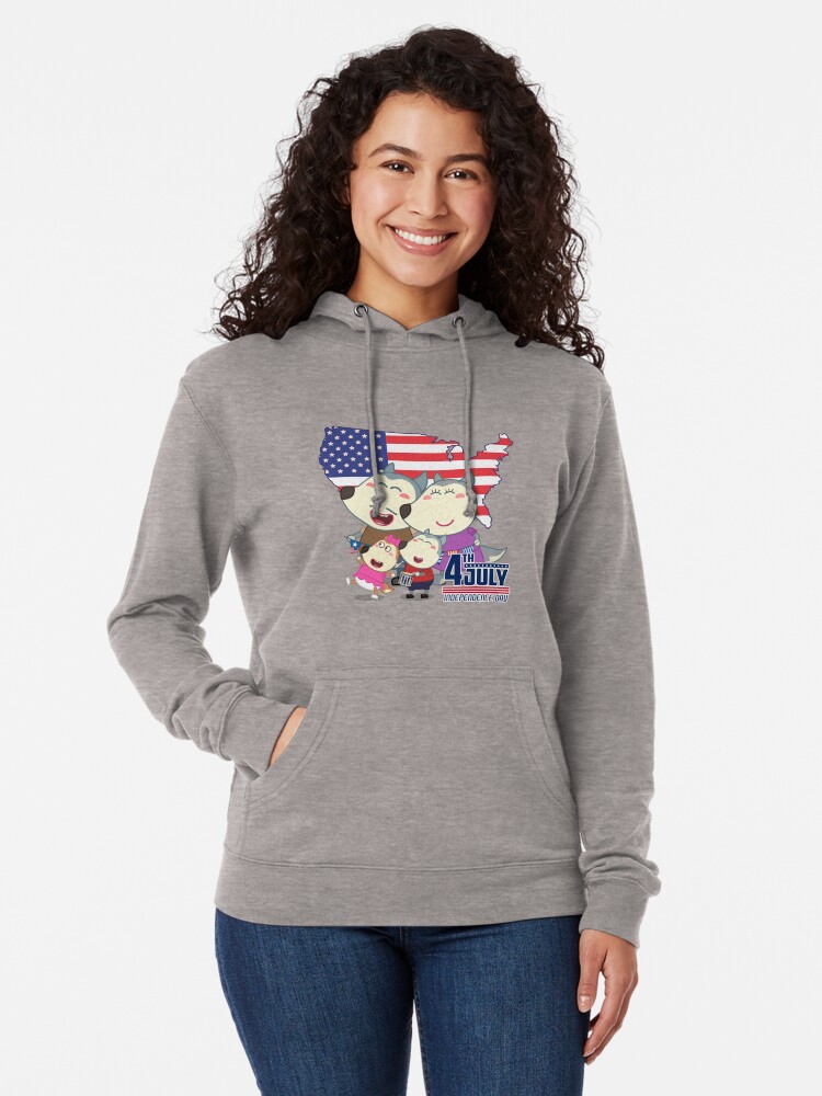 Buy Now Wolfoo Family Independence Day Hoodie - Big Vero