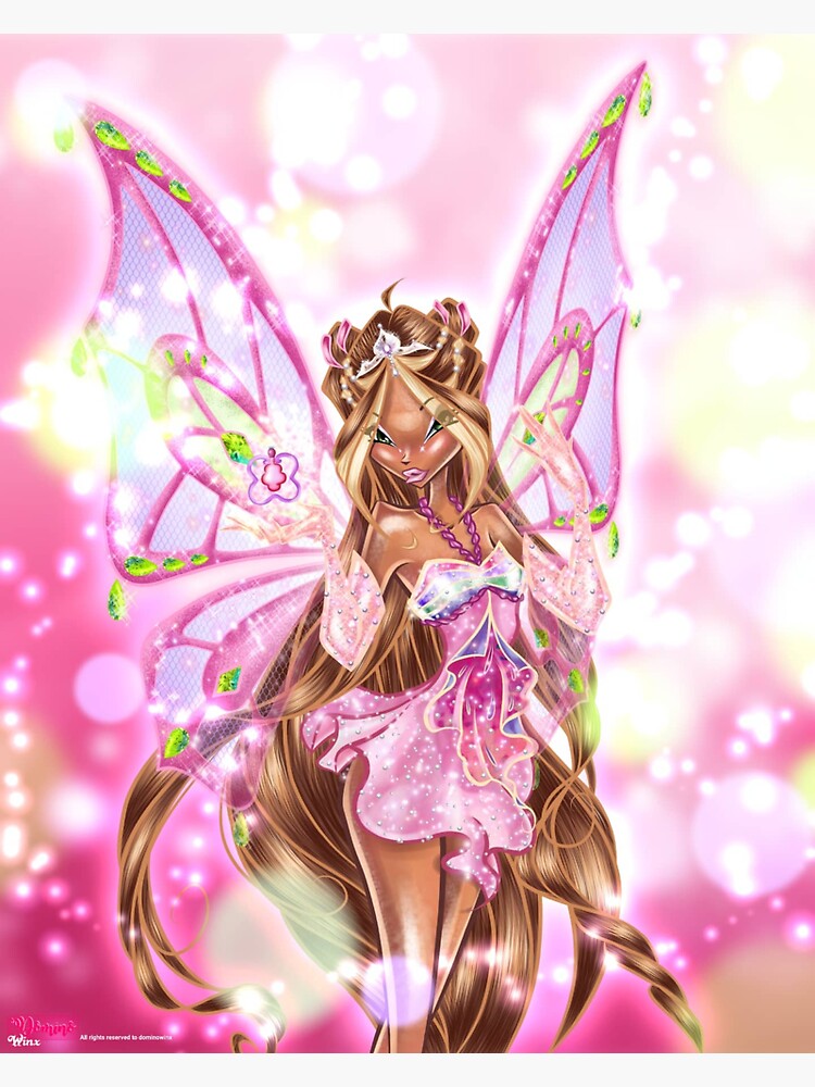 Winx Club Flora Enchantix Fairy Dust Sticker Von Dominowinxx Redbubble