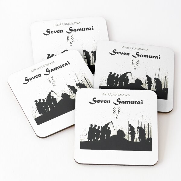Item preview, Black and white Seven Samura Film Poster designed and sold by JewellJess1020.