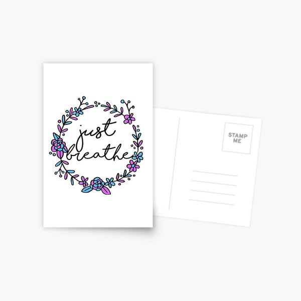 Just Breathe Postcard