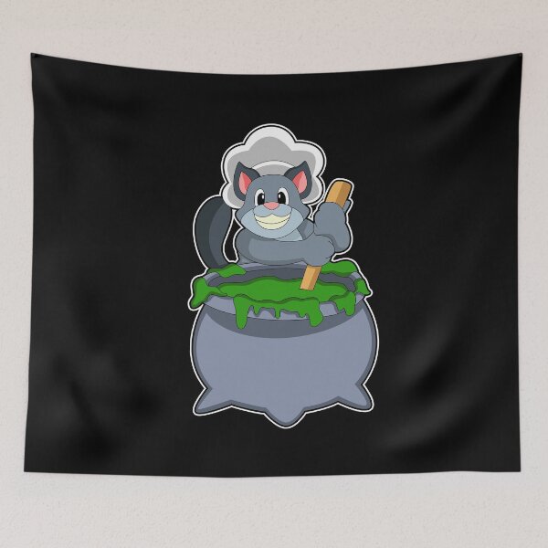 Item preview, Cat as Cook with Magic potion designed and sold by Snabdesign84.