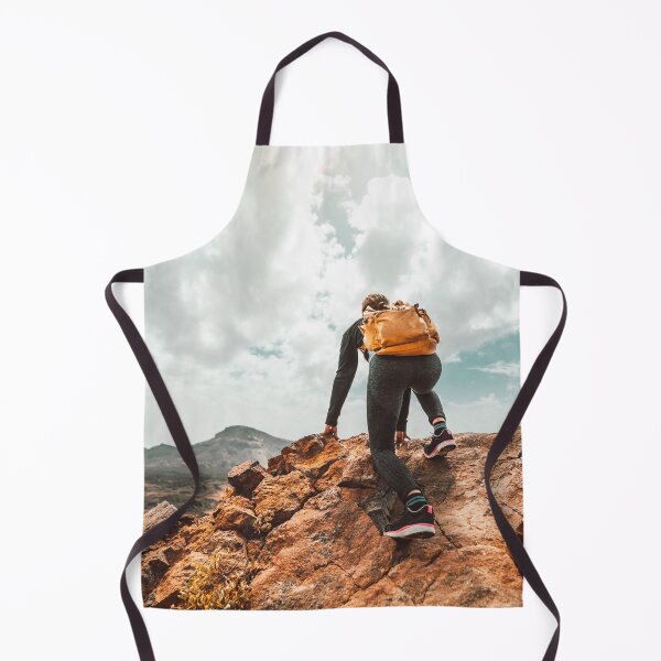 Item preview, Hiker With Backpack On Top Mountain View Landscape designed and sold by JTS STORE.